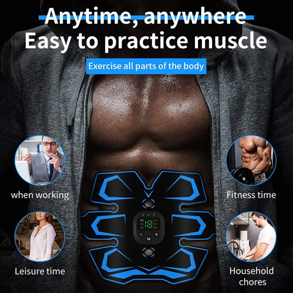 Abdominal Training LED Sport Exercise Belt Rechargeable