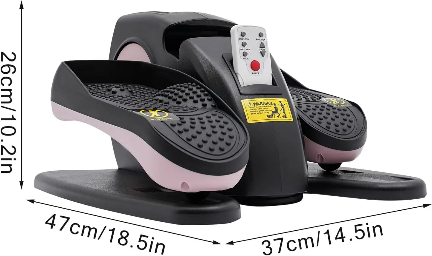 Seniors Seated Pedal Exerciser Machine Remote Control=