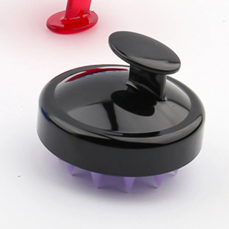 Silicone hair washing brush, scalp massage comb
