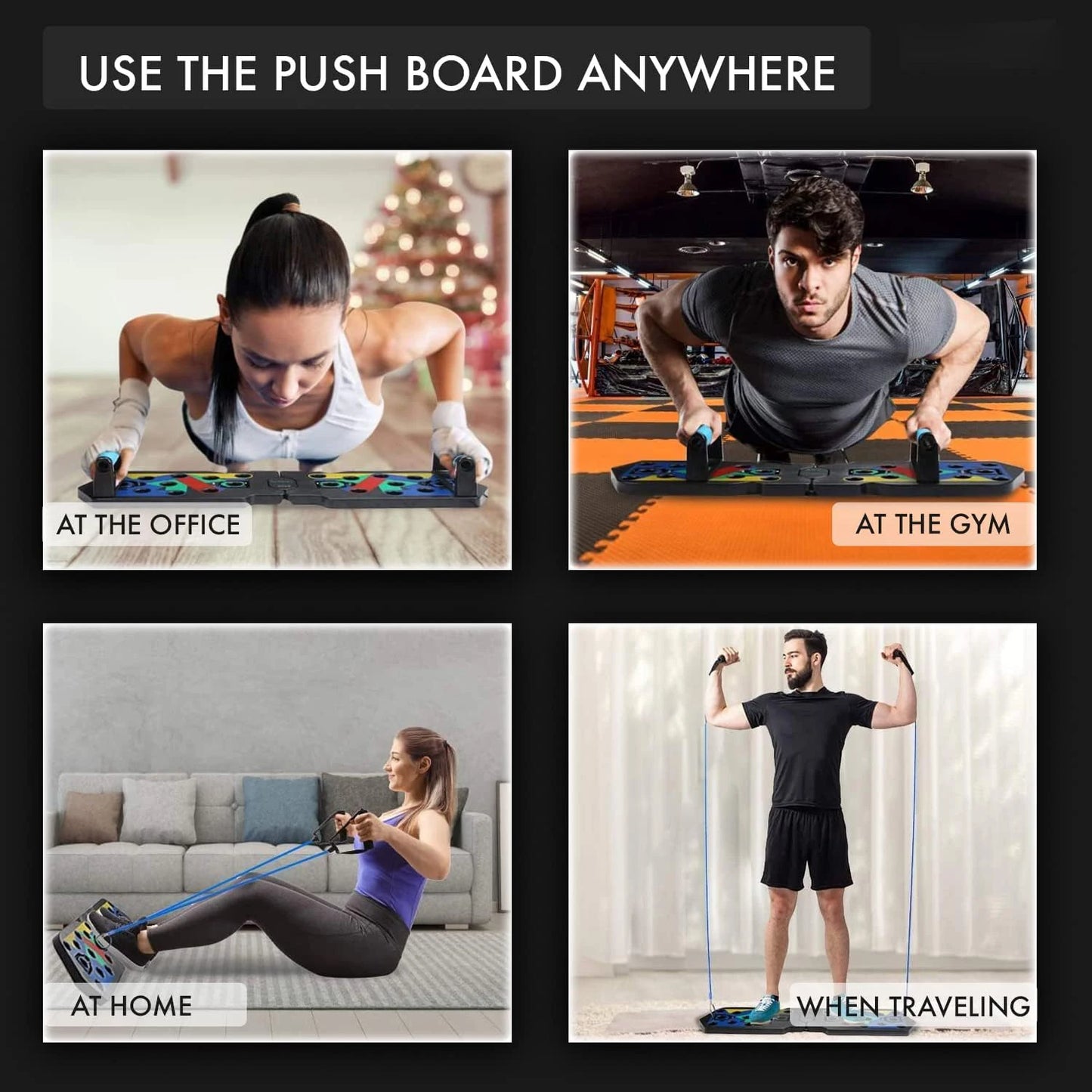 Portable Push-up Bar Chest Abdomen Arms/Back Training