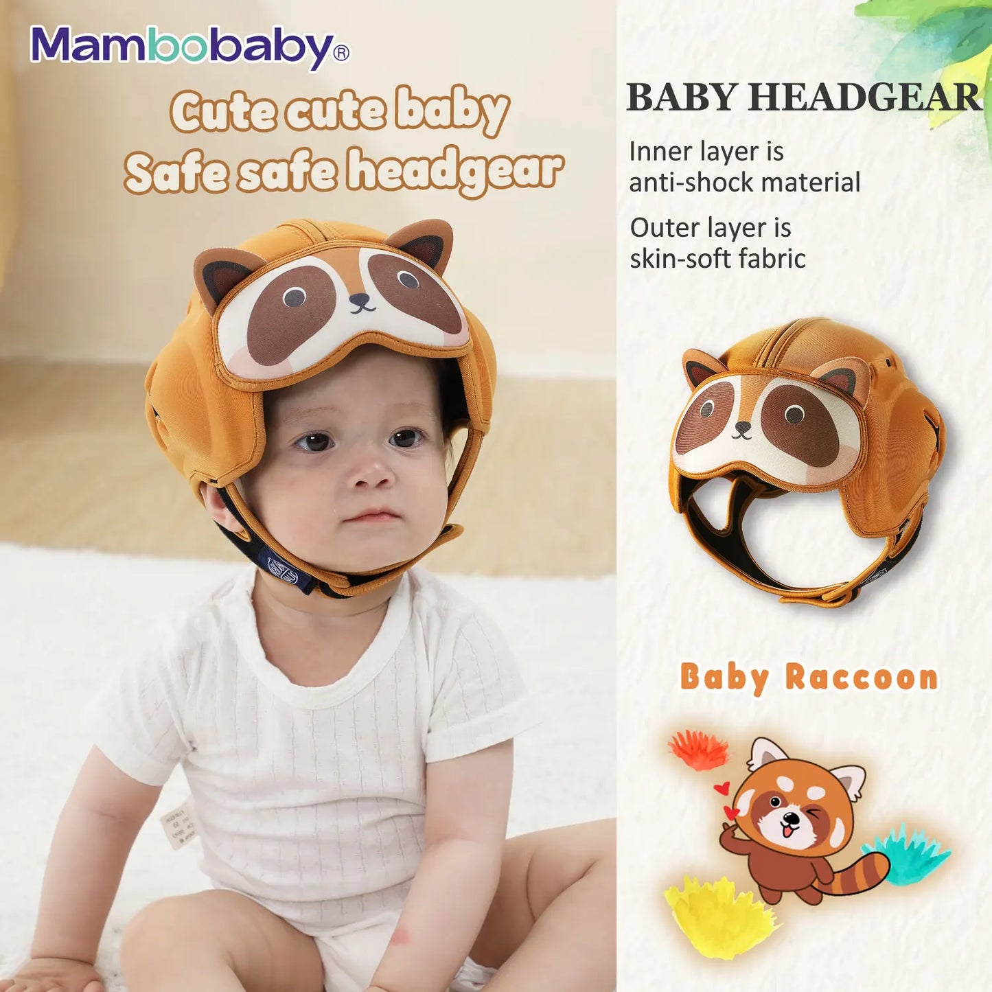 Safe Helmet Toddler Headgear Infant Crawl, injury