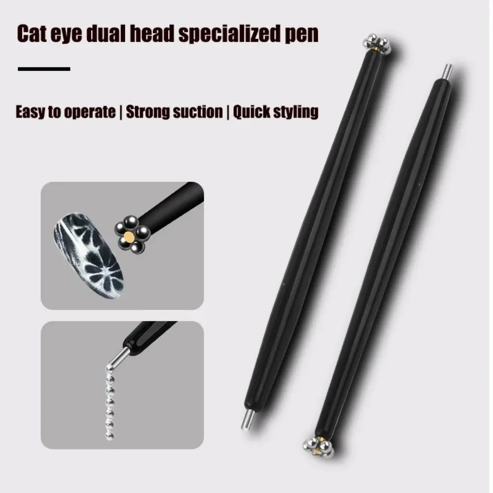 Double Headed Nail Art Gel Polish Magnetic
