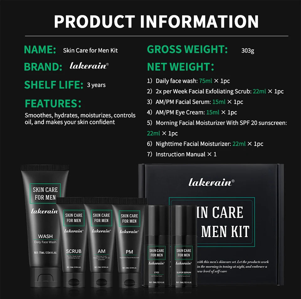 Skin Care Men Firming Increase Hydrate Face