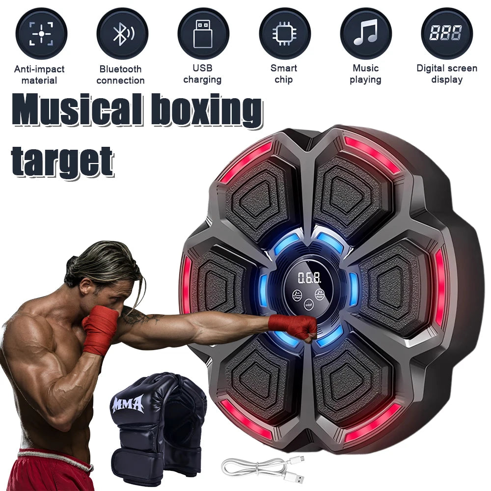 Music Boxing Workout Adjustable Speed Wall-Mounted