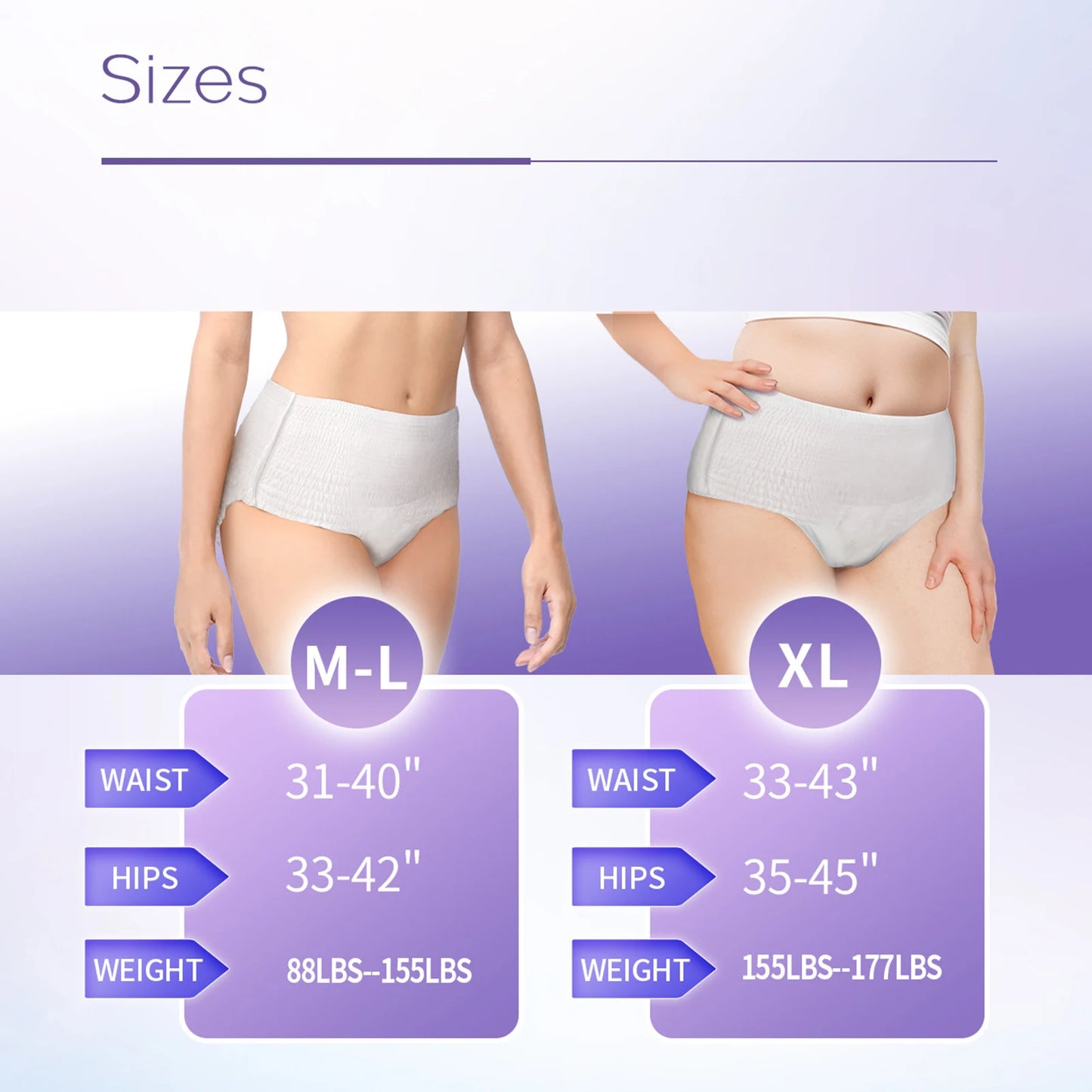 Ultimate Max Absorbency Diapers Feminine Overnight Use