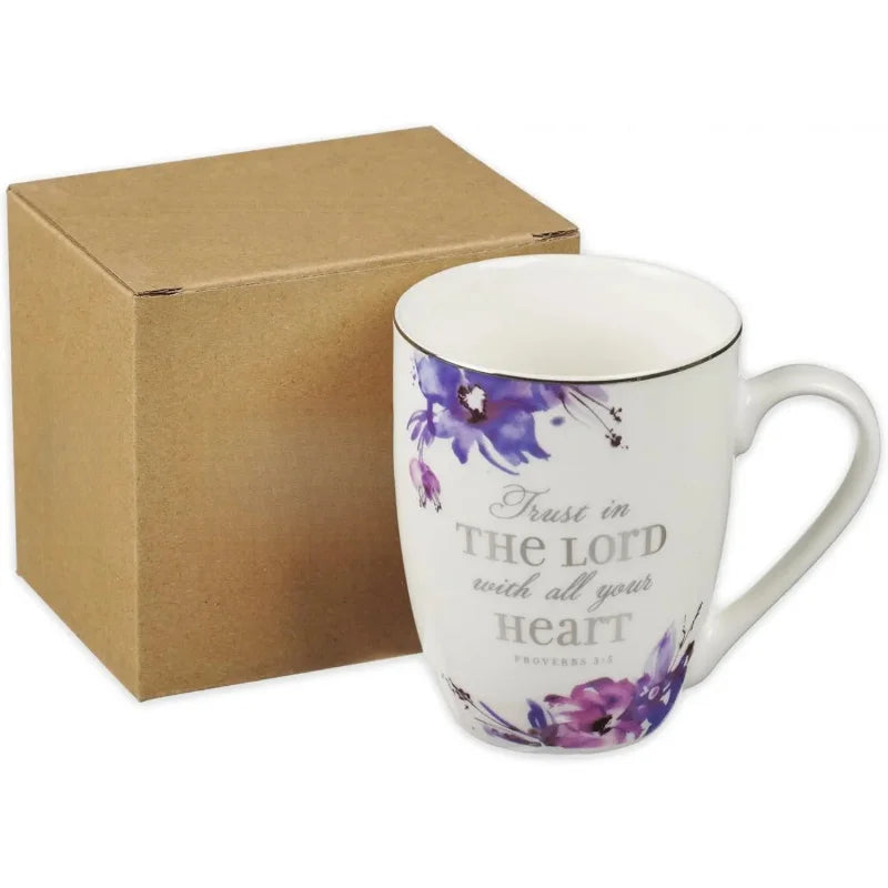 Scripture Ceramic Coffee Tea Mug Inspirational Verse