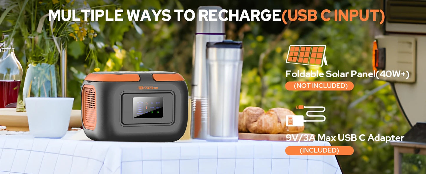 Portable Power Station Bank Outdoor Camping Van