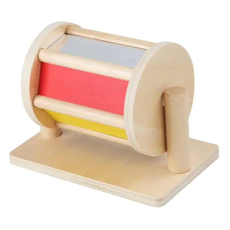 Wooden Rainbow Baby Roller Sound Sensory Development