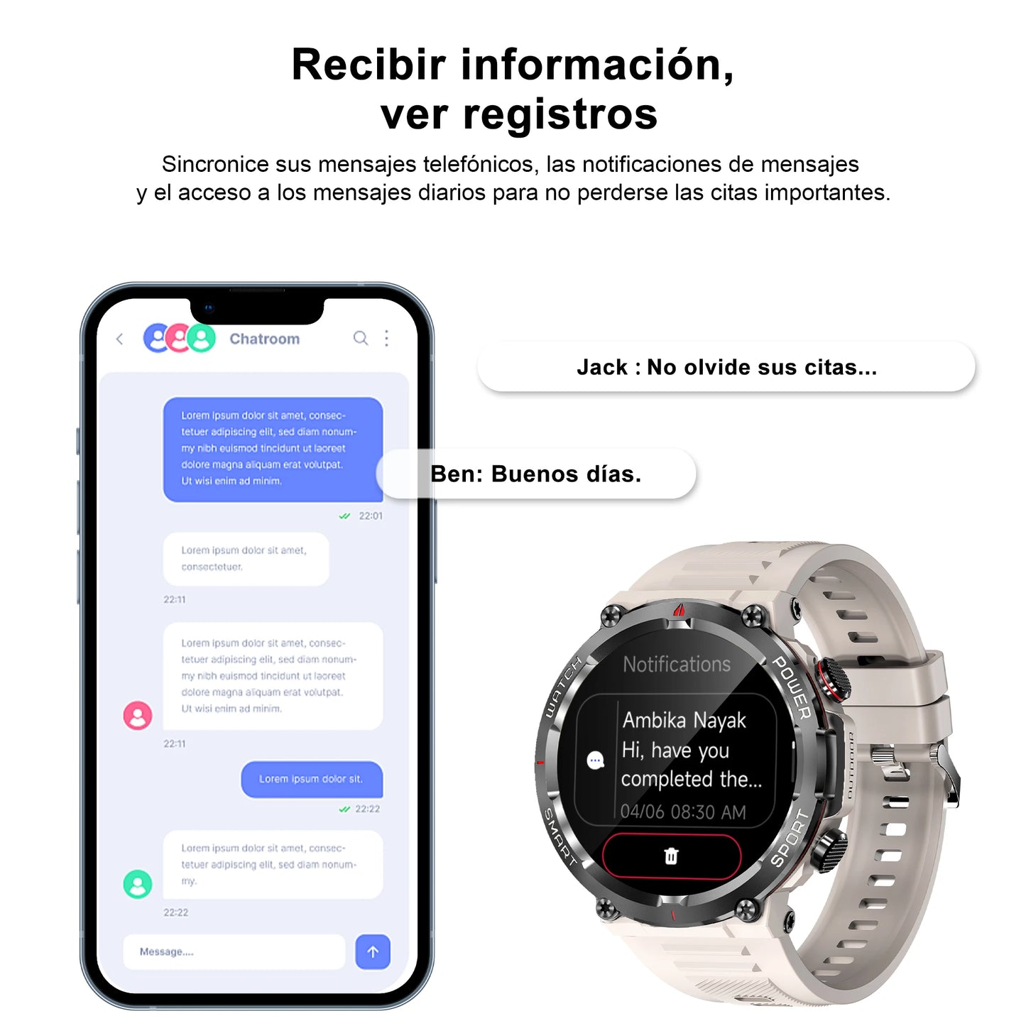 Waterproof Smartwatch Touch Screen Women's Bluetooth Calling Tracking
