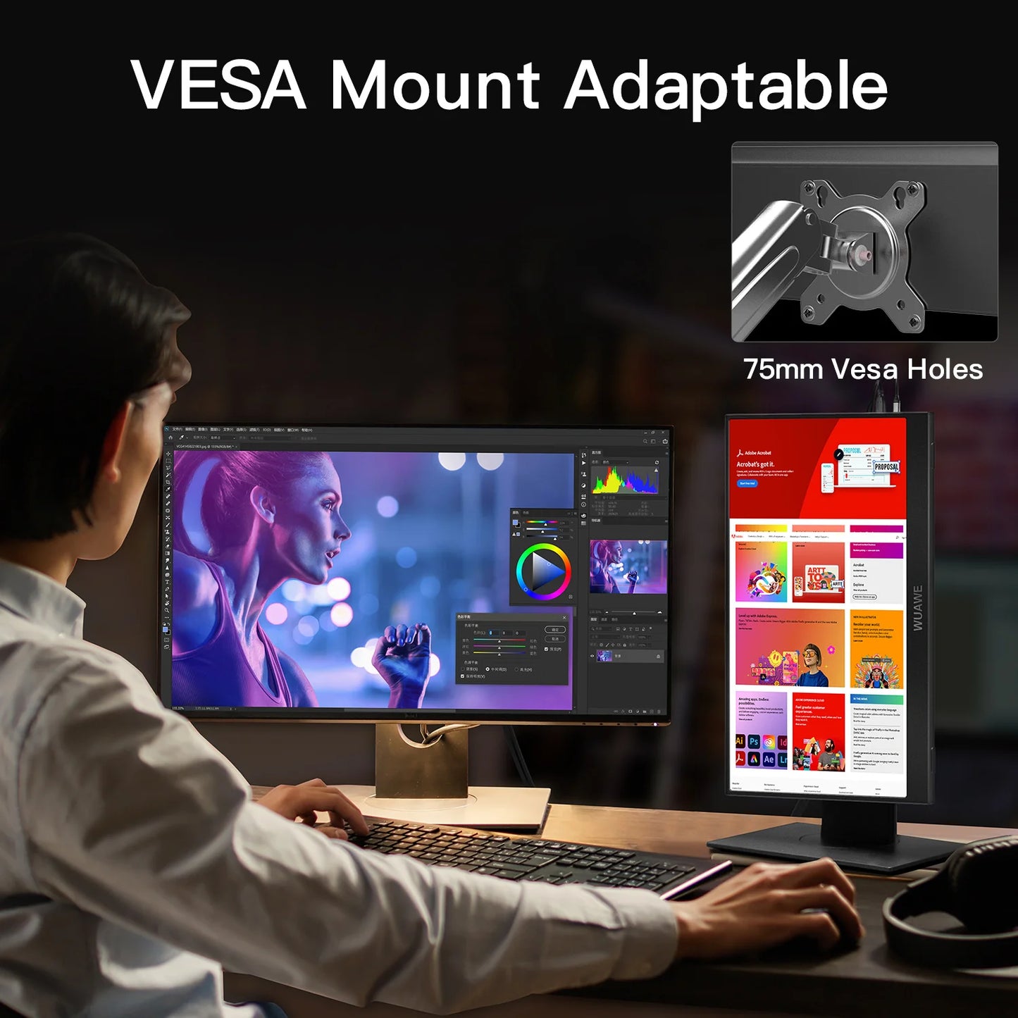 Monitor Laptop, Travel External Second Computer Screen