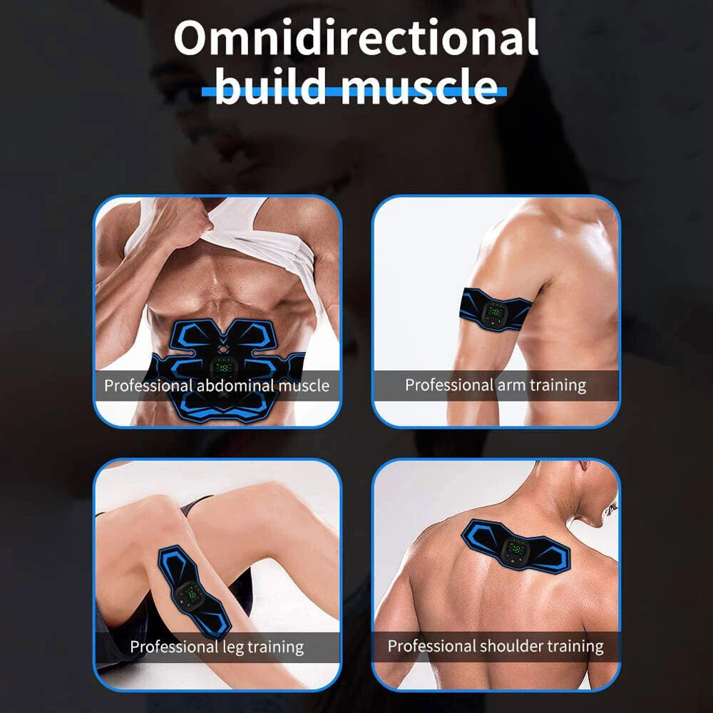 Abdominal Training LED Sport Exercise Belt Rechargeable