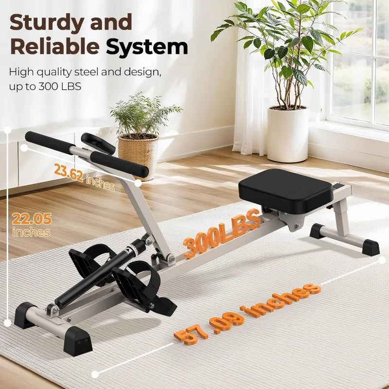 Adjustable Rowing Machine Home Resistance Complete Body