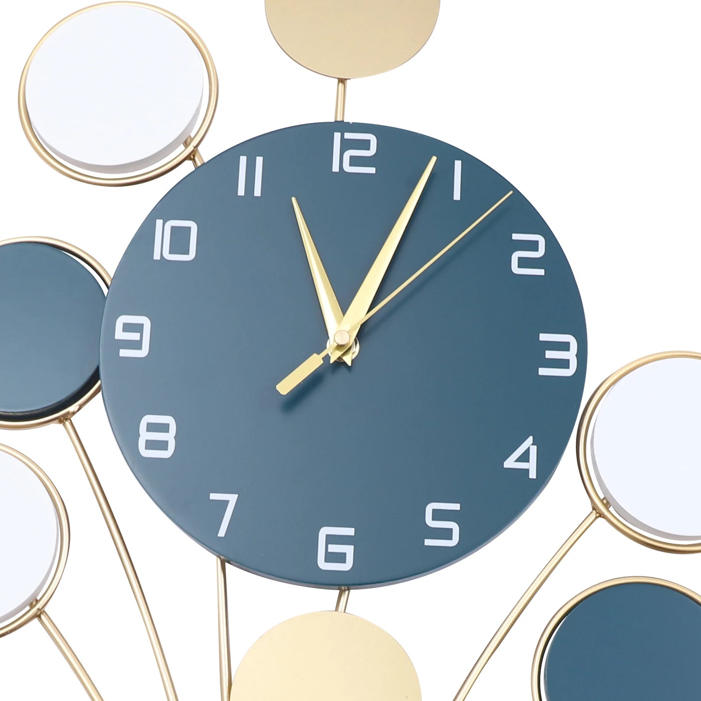 Large Wall Clock Without Drilling Battery Silent,