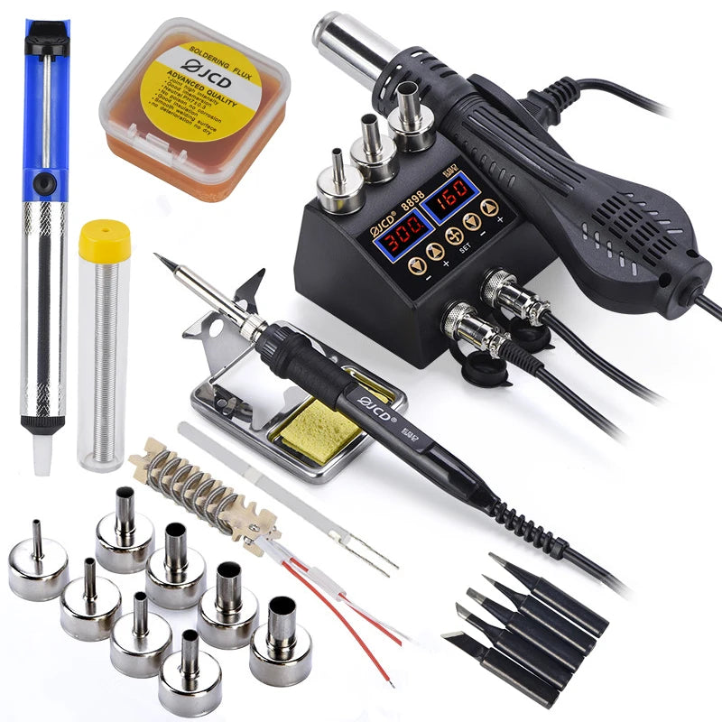 Soldering Station LCD Digital Rework Welding Tools