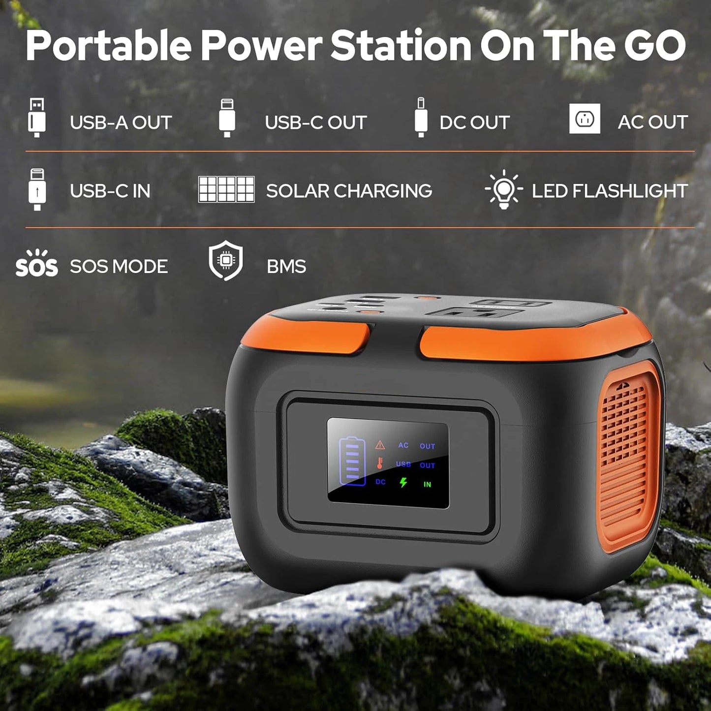 Portable Power Station Bank Outdoor Camping Van