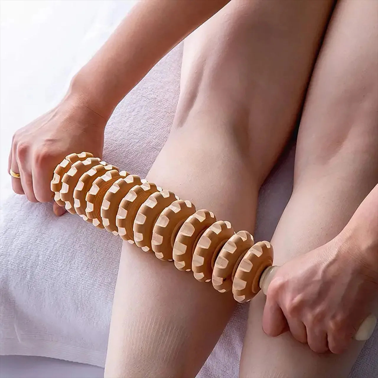 Body Fascia Anti-slip Wood Massager Back Relaxation