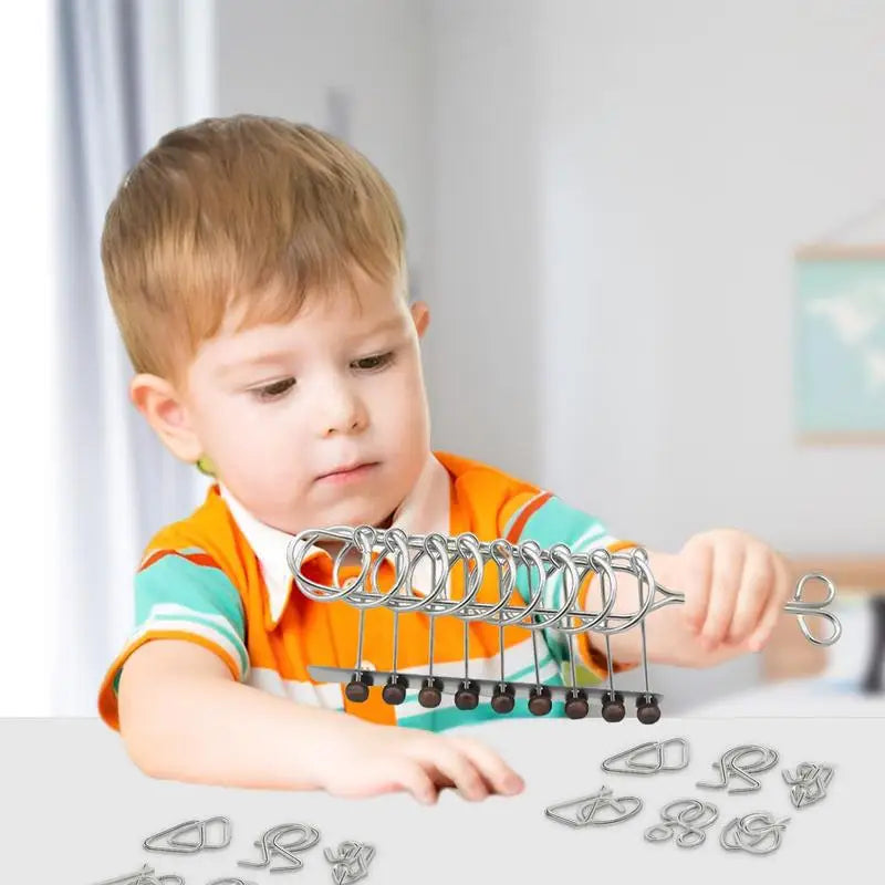 Metal Wire Puzzle Brain Childhood Developmental Activity