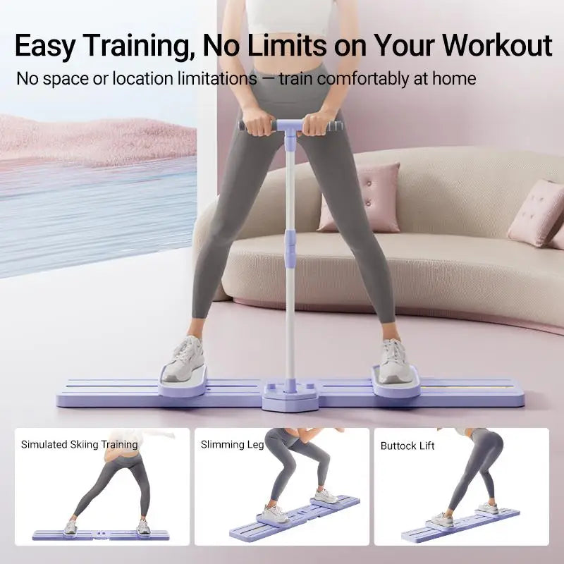 "Foldable Ski Trainer Postpartum Home Gym Equipment"
