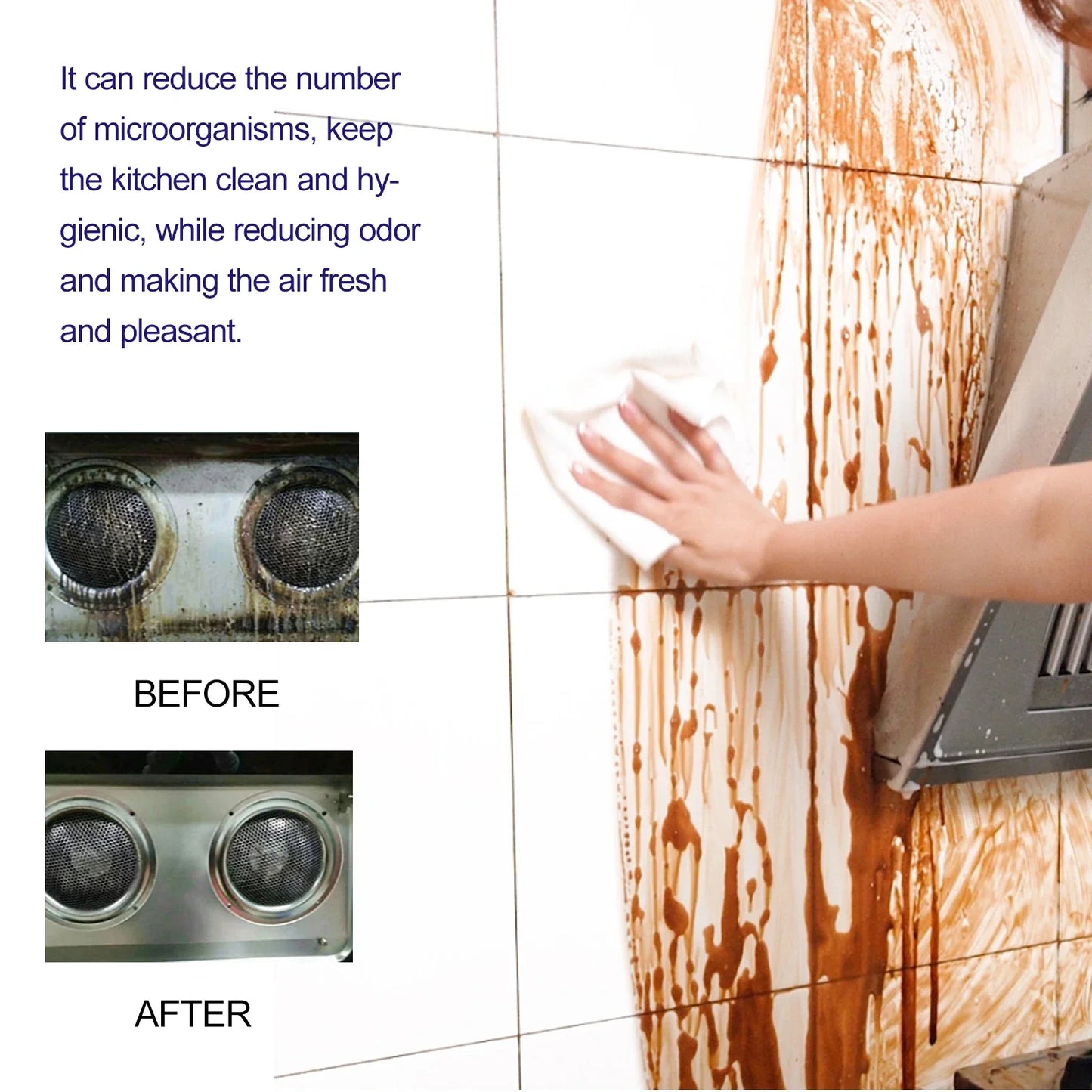 Kitchen Cleaning Wipes Pot Bottom Degreasing Agent