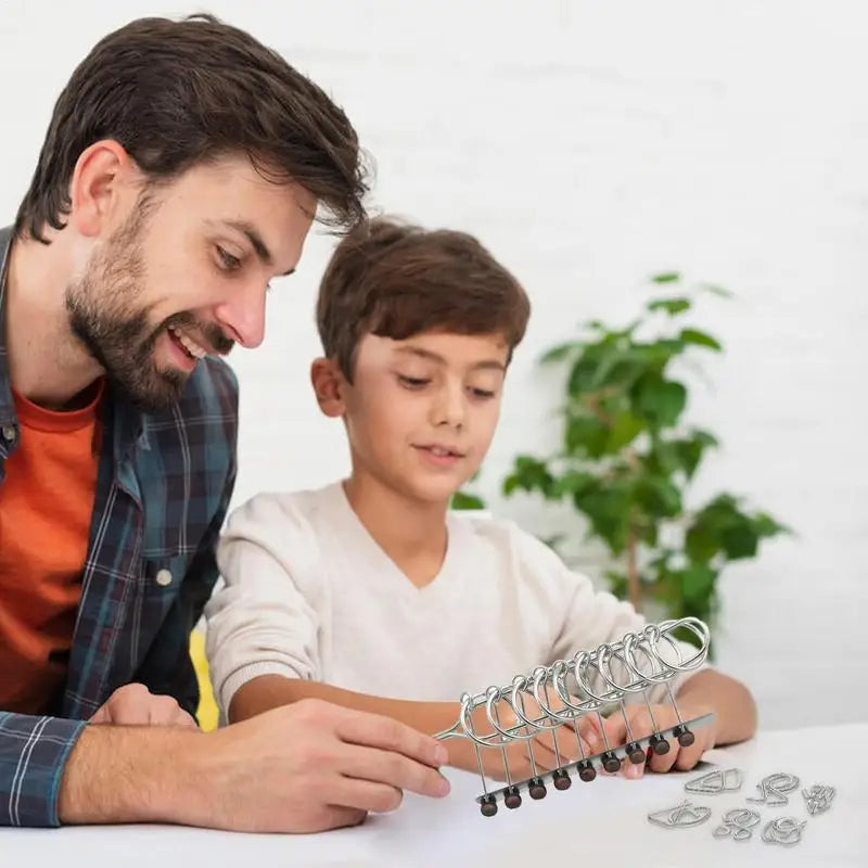 Metal Wire Puzzle Brain Childhood Developmental Activity