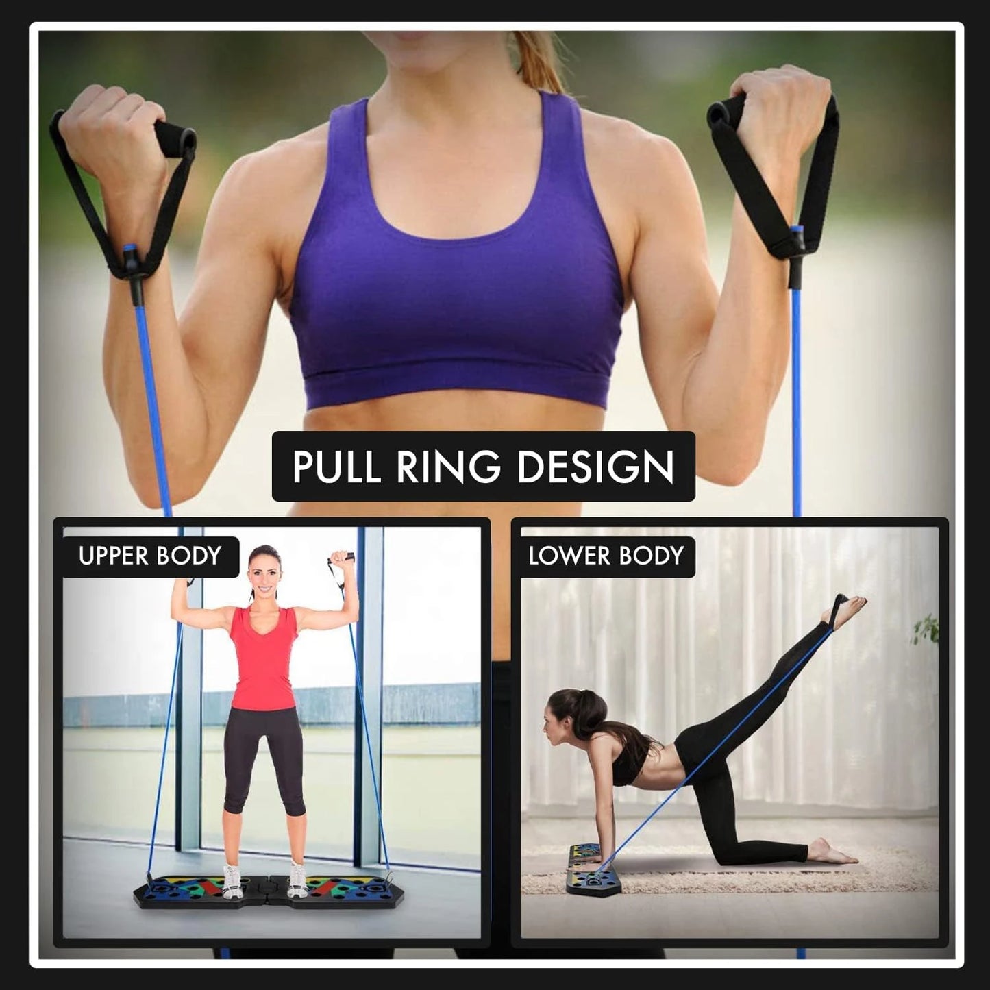 Portable Push-up Bar Chest Abdomen Arms/Back Training