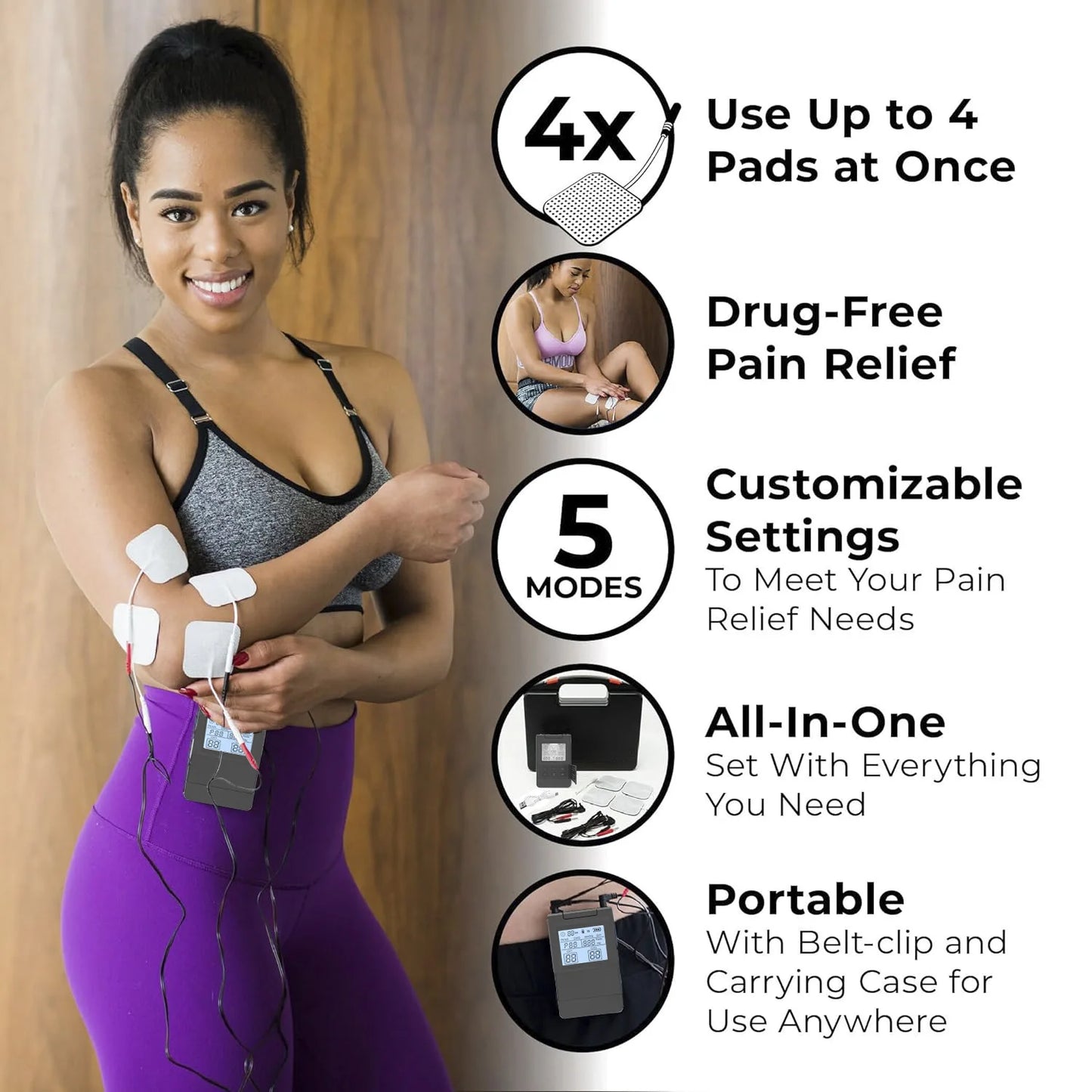 Electric Muscle Therapy Stimulator TENS Body Massage