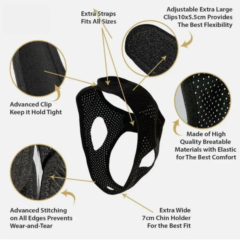 Mouth Guard Adjustable Anti-Snoring Strap Sleep Devices