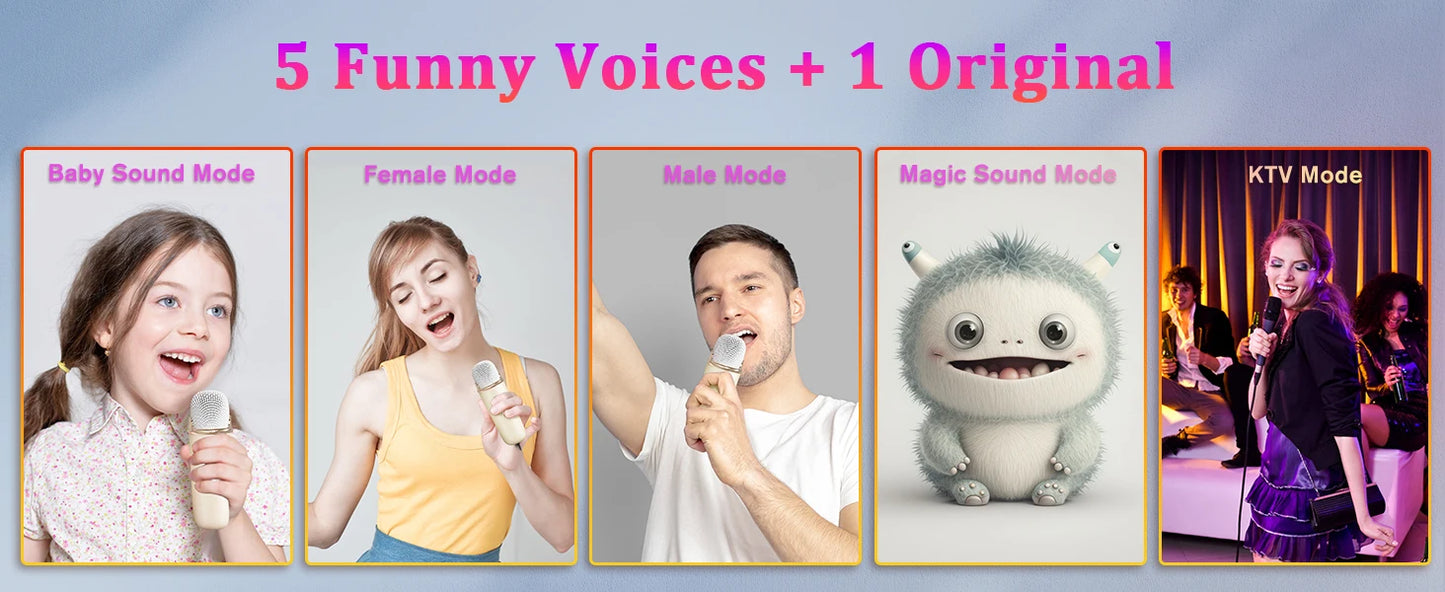 Mini Karaoke Machine Kids&Adults ,Portable Bluetooth