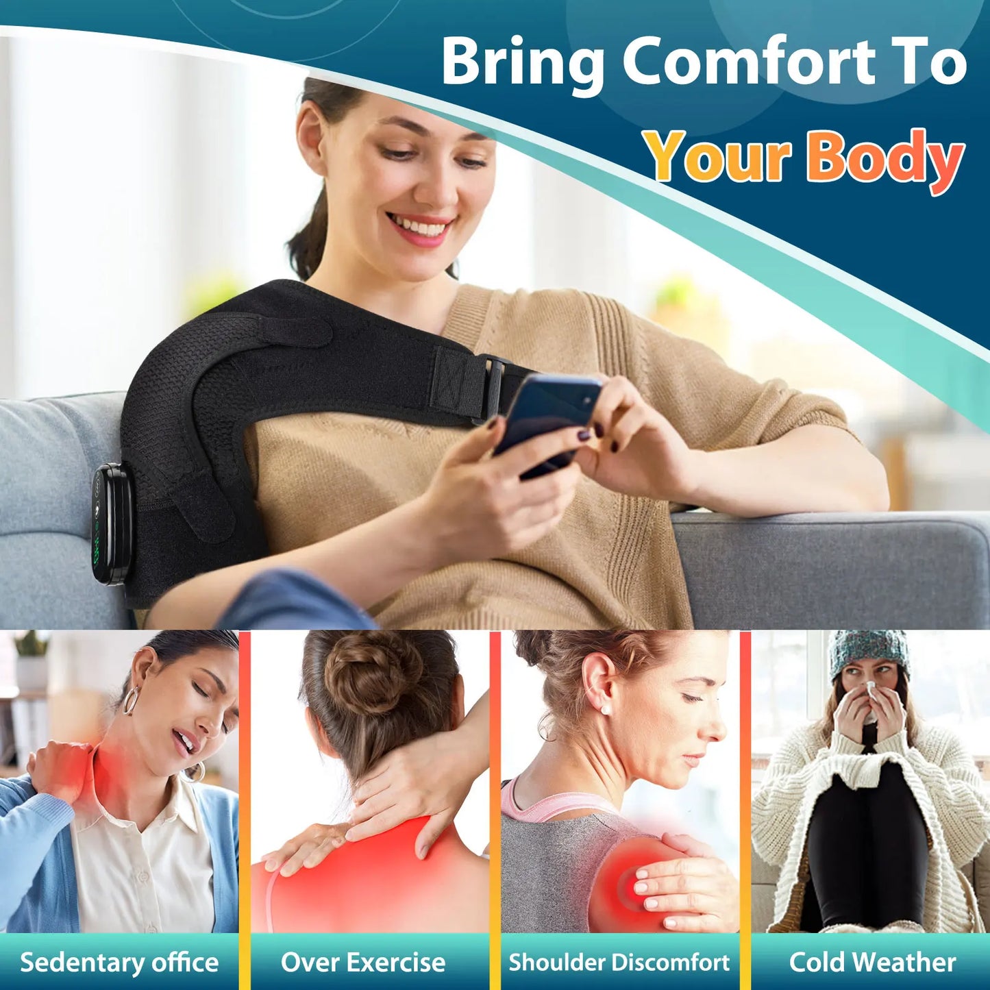 Heating Pad Shoulder Arthritis Joint Pain Relief