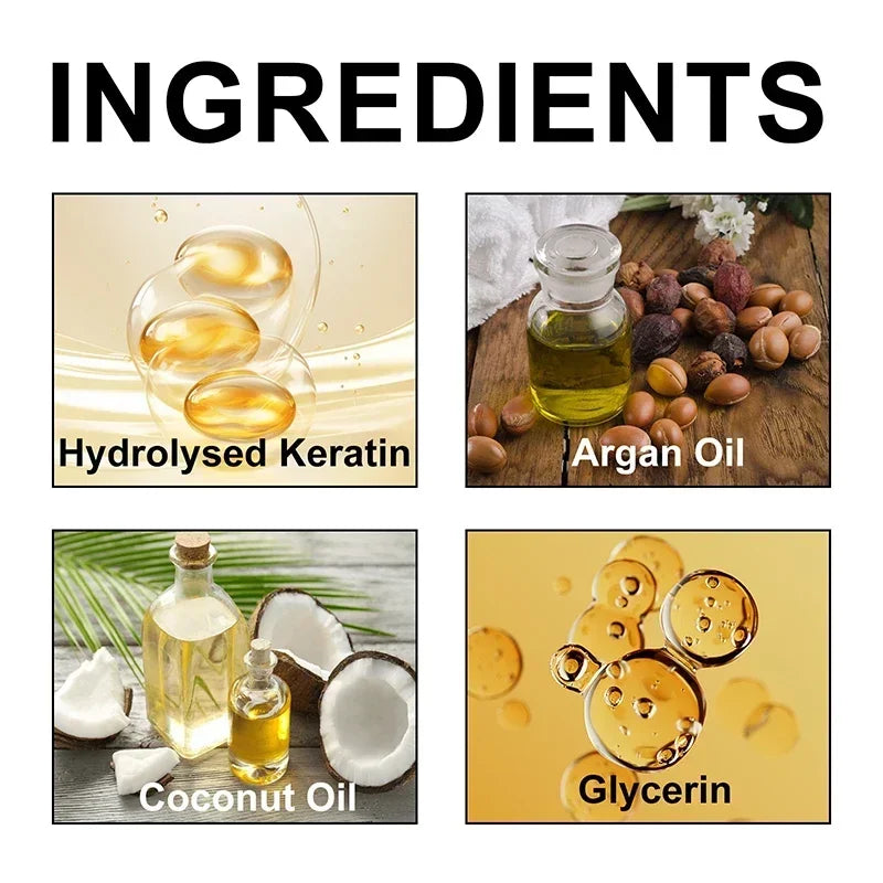 Keratin Hair Mask Repairing Frizz Dry Hair