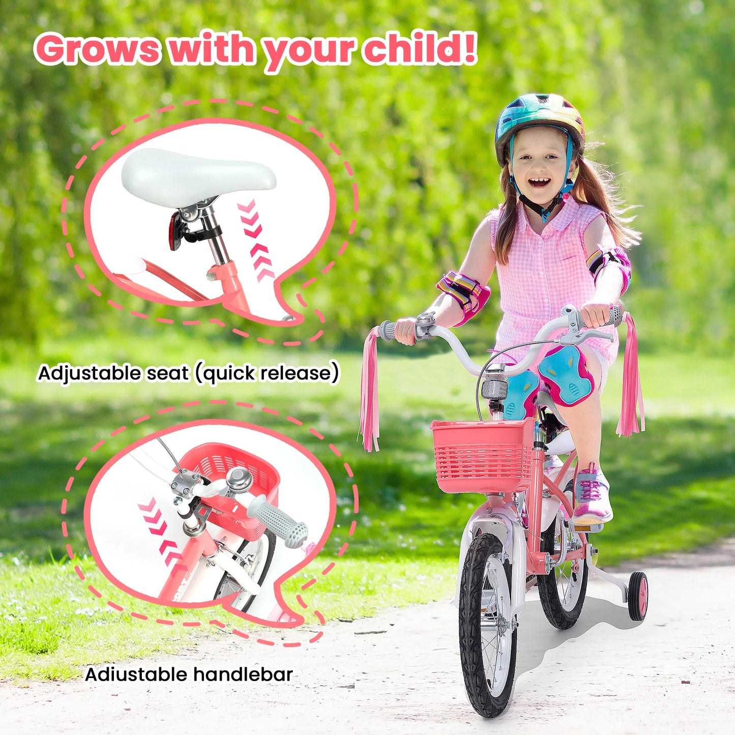 Kids Bike Ages 2-5 Years Wheels,