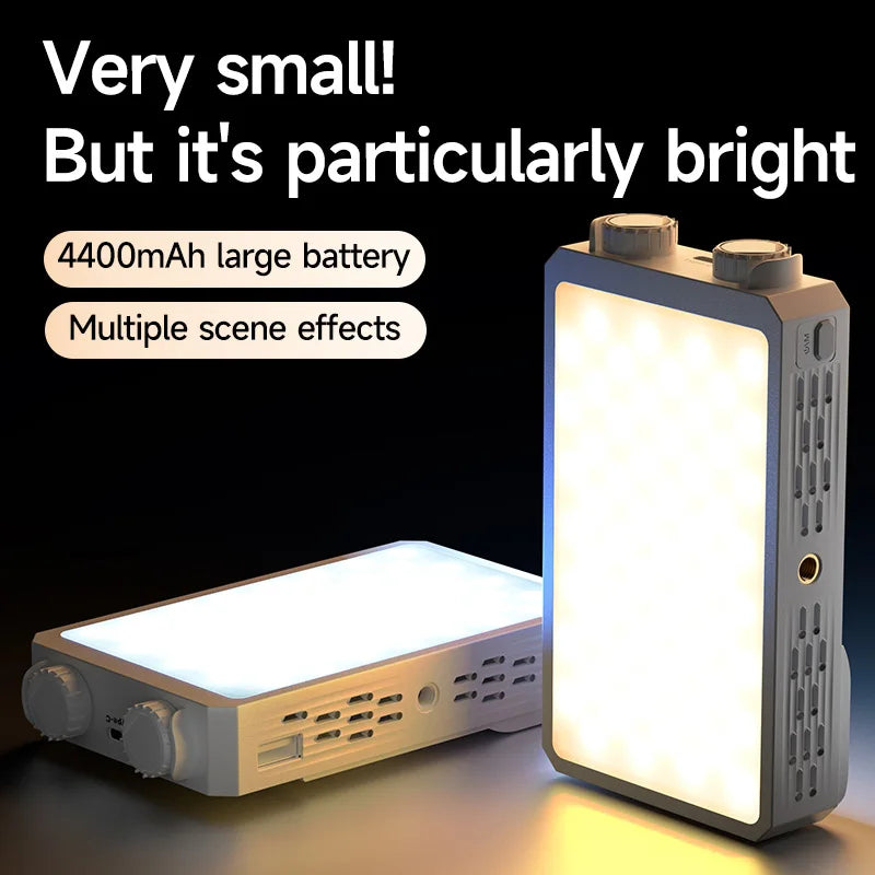 Photography Lighting Rechargeable Portable Panel Video Light
