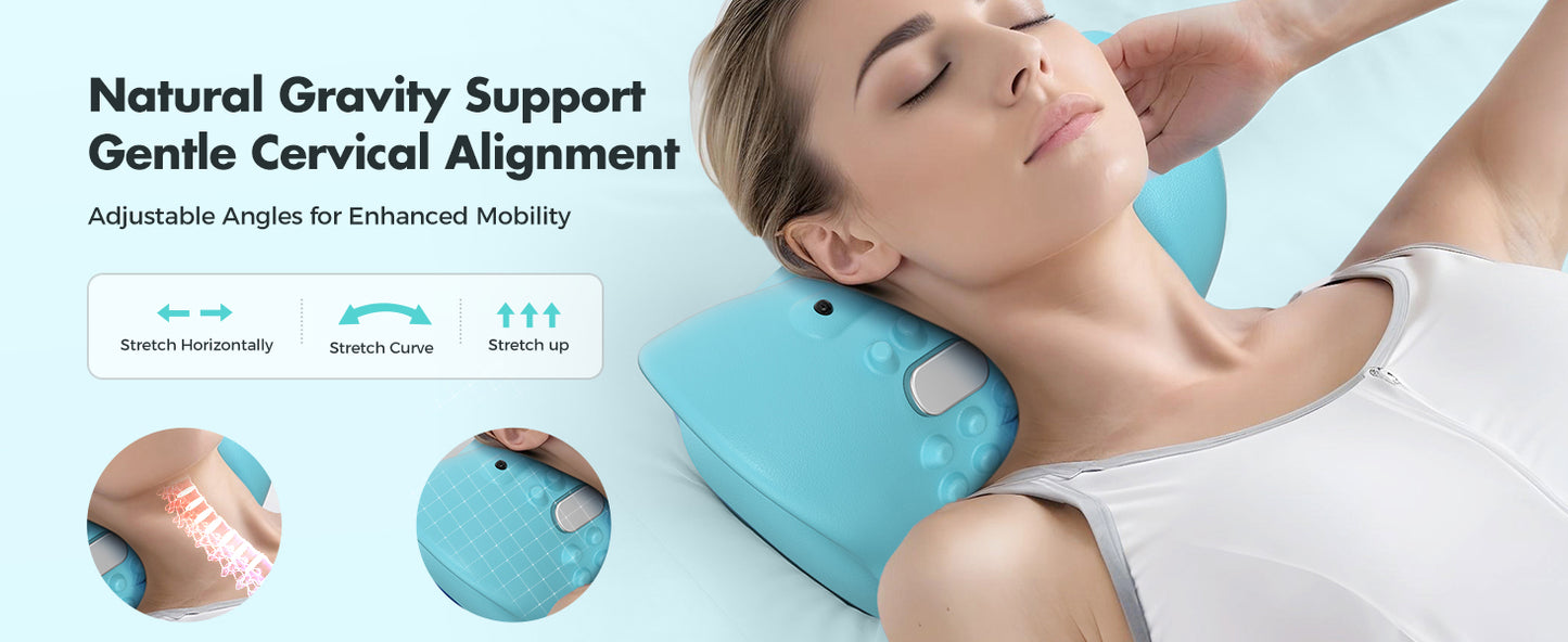 Rechargeable Portable  Neck  Back Massager Remote Control