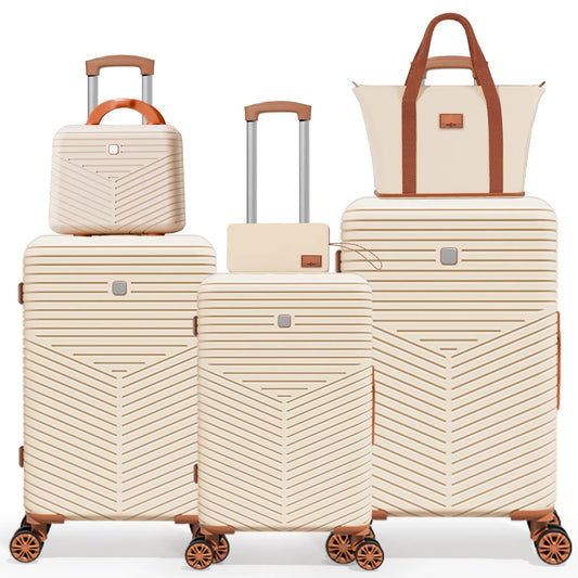 Luggage Sets  360° Spinner Wheels, TSA Lock,