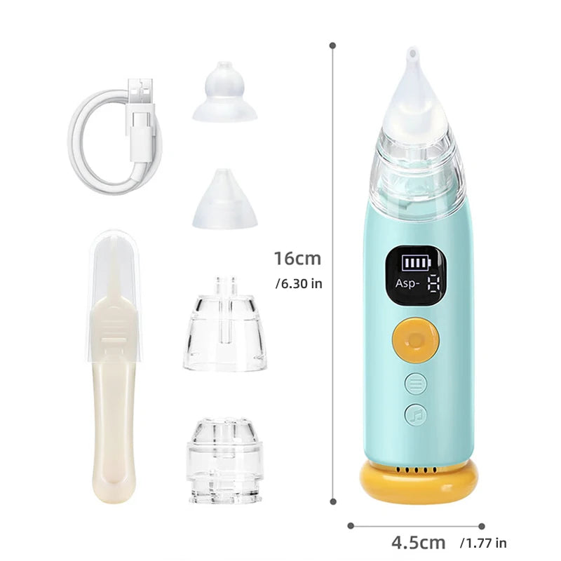 Adjustable Infant Nasal Aspirator Rechargeable Newborns Toddlers