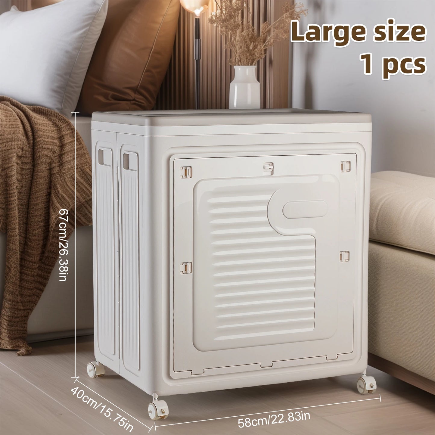 Foldable Storage Box  Multi-Purpose Storage Cabinet