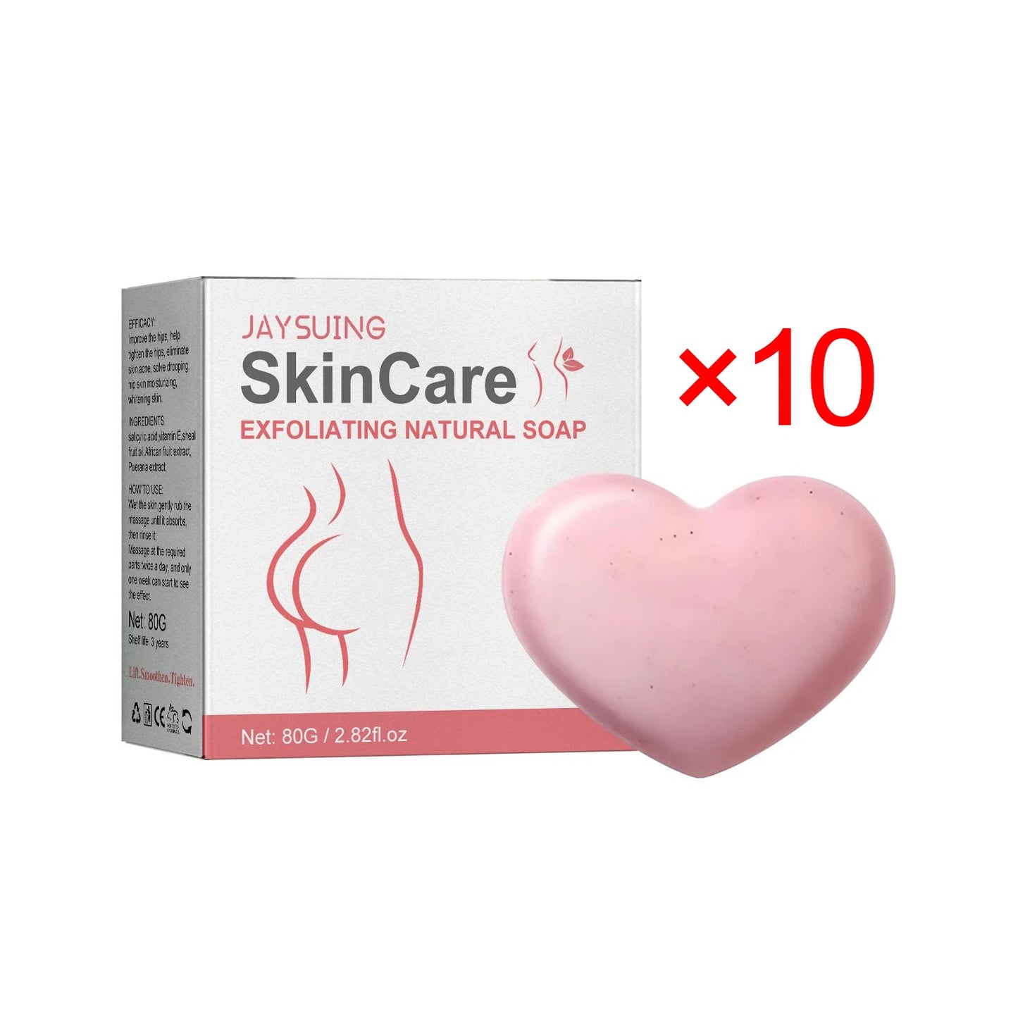 Jayusing Moisturizing Body Soap Deep Cleansing Remove Acne Cutin Skin Care Fragrance Shower Body Whitening Exfoliating Bath Soap