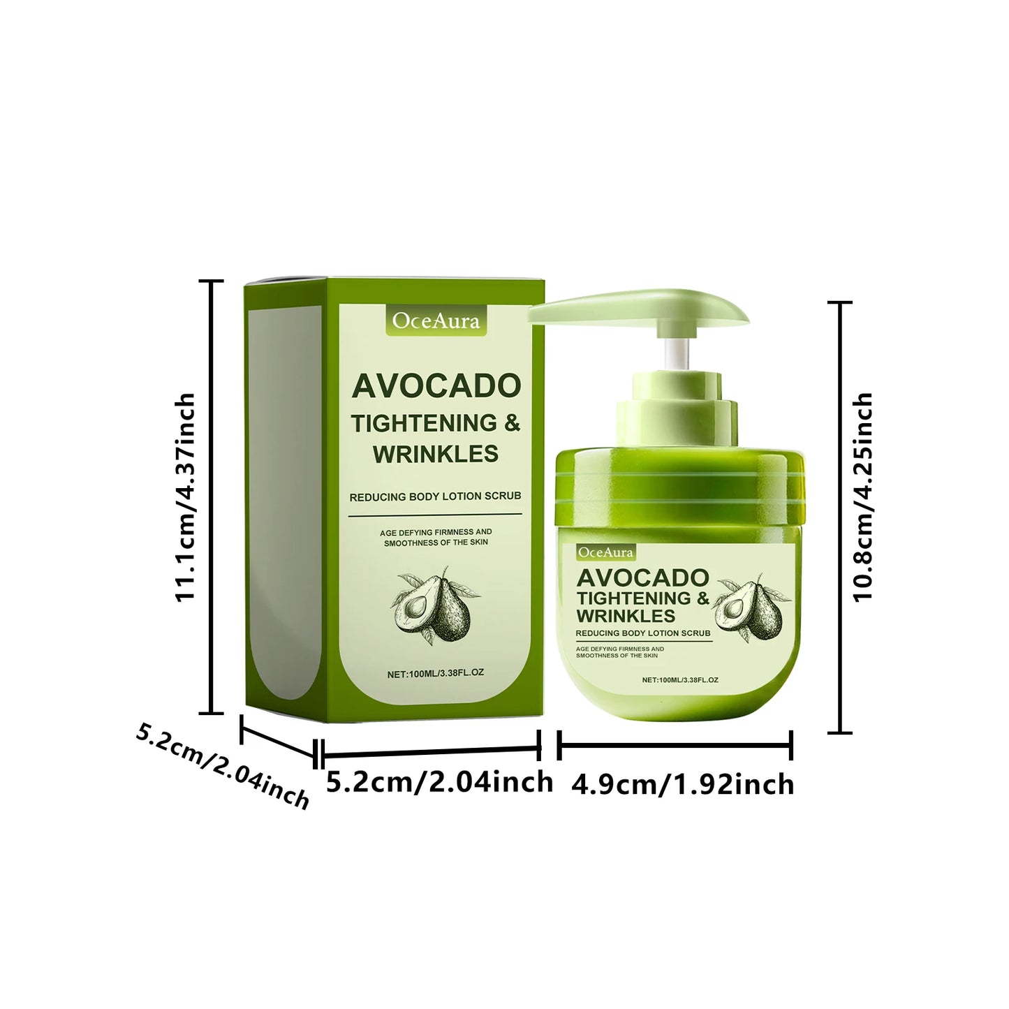 Avocado Body Scrub Remove Dead Skin  Lotion