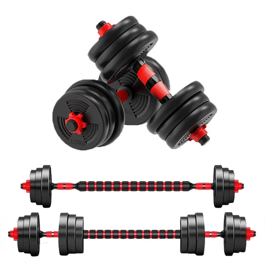Adjustable Dumbbell  Barbell Set, Anti-Slip  Fitness Training