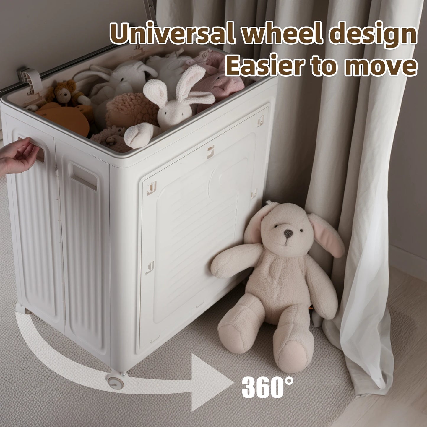Foldable Storage Box  Multi-Purpose Storage Cabinet