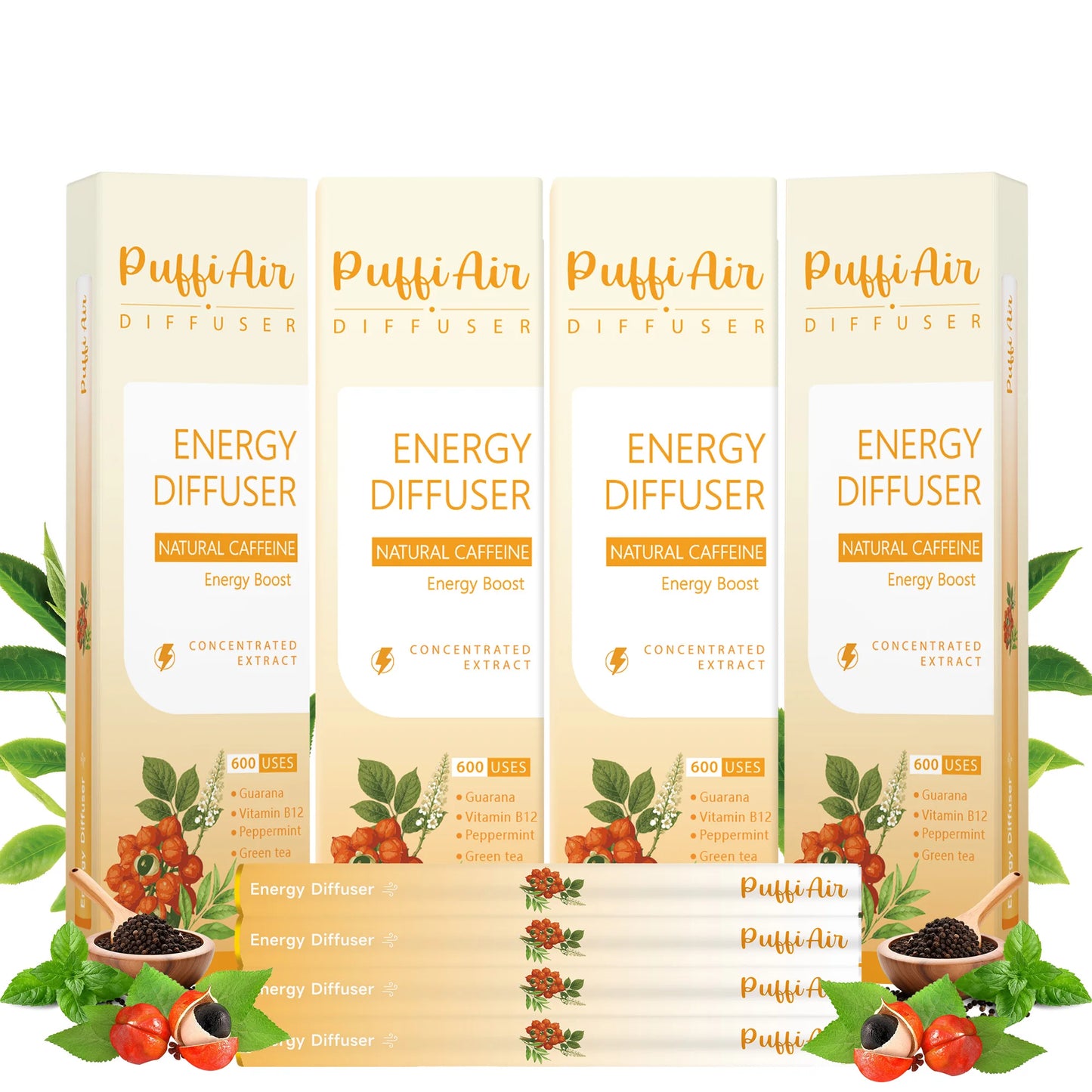 1 - pack / 2 - pack / 4 - pack New-Energy Diffuser - 600 Uses