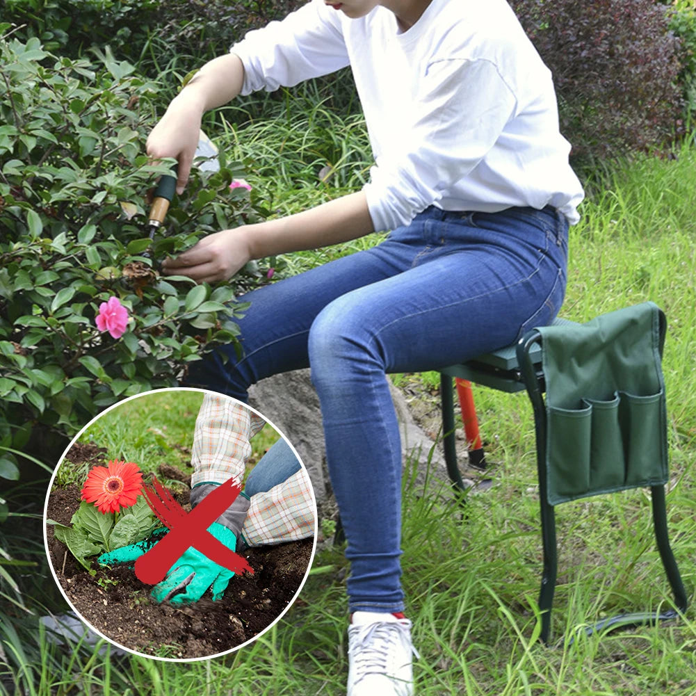 Upgraded Garden Kneeler  Seat Padded  Stool Outdoor/Indoor
