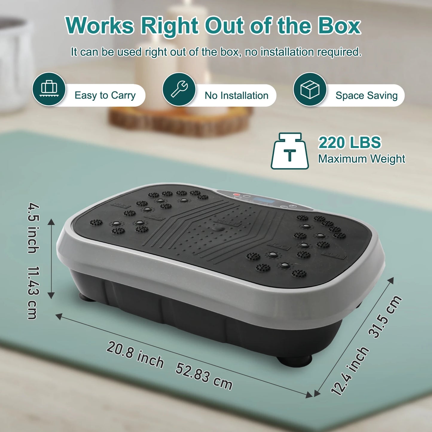 Vibration Plate Exercise Fat-Burning  Shaping  Body