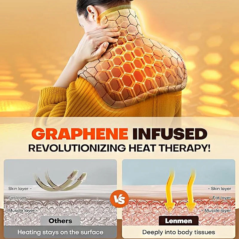 Neck Pad Cervical Wrap Thermal Compress Massager