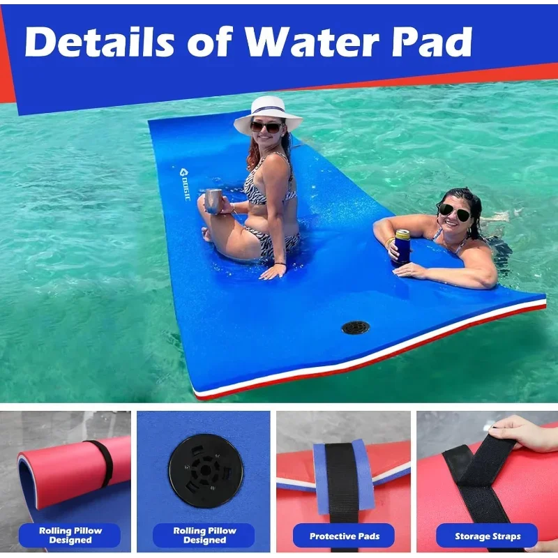 Floating Water Mat Pad  Rolled Pillow Foam