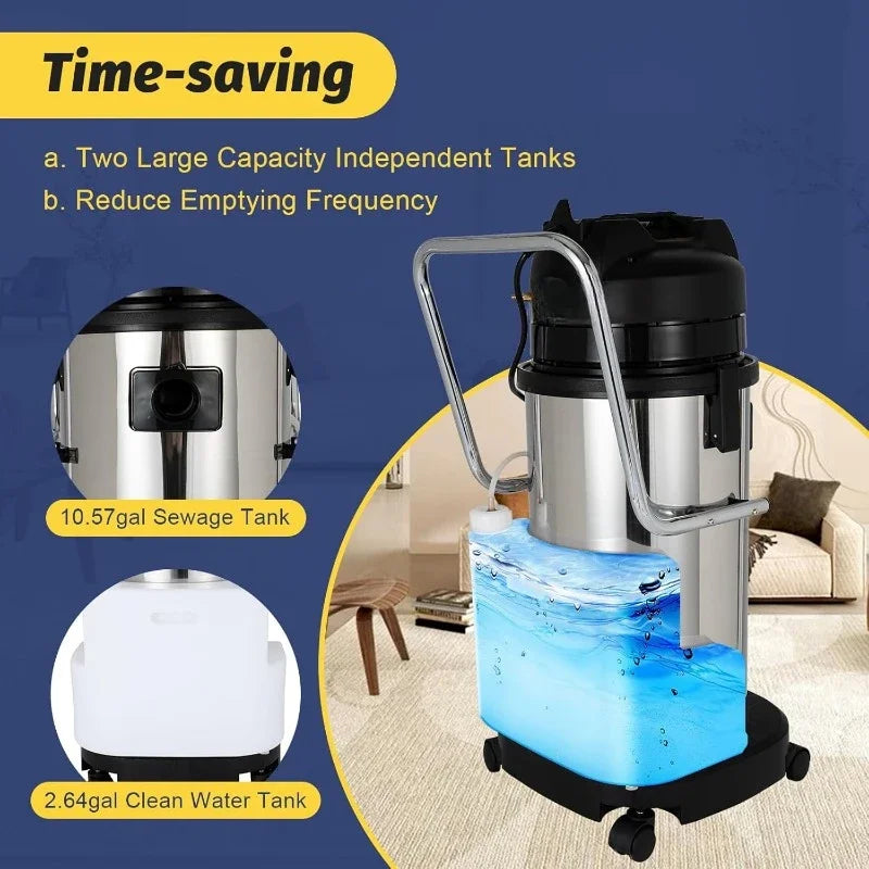 Carpet Cleaning Spraying Floor Brush Extractor Vacuum