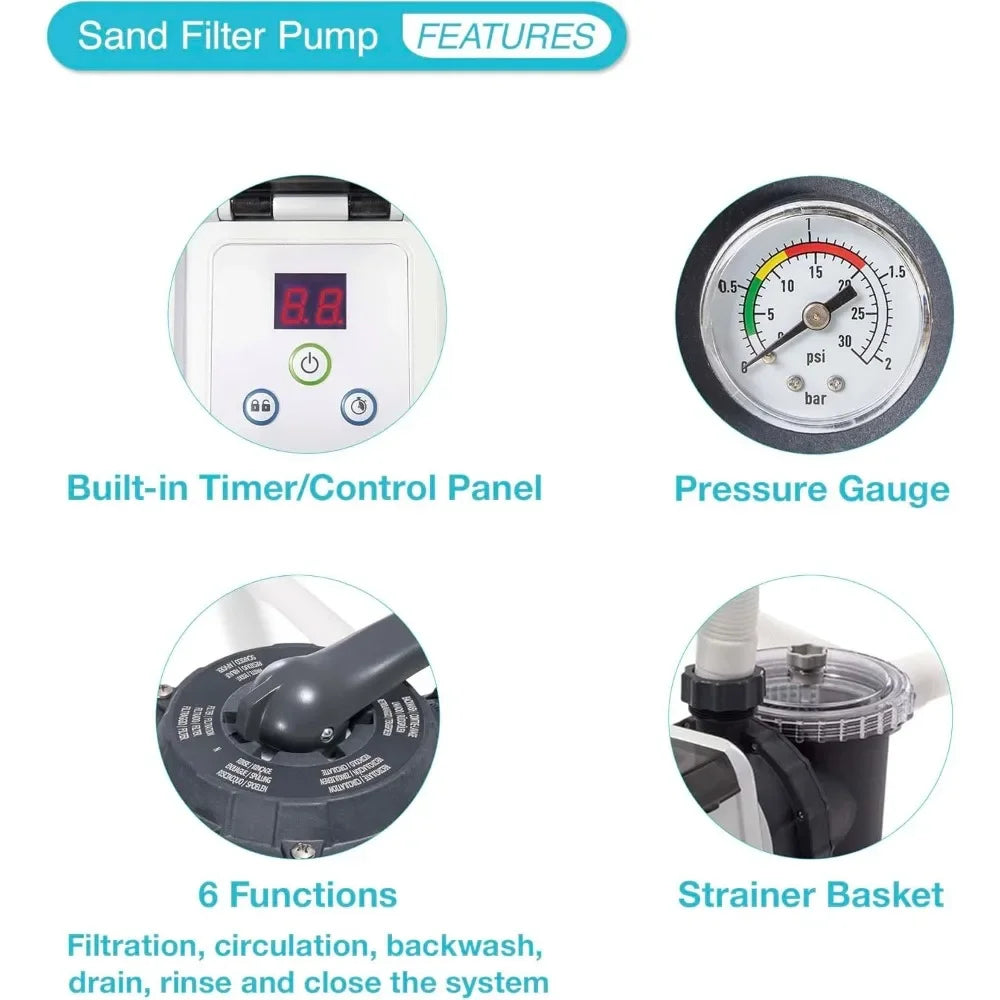 Sand Filter Pump Above Ground Pool Circulation