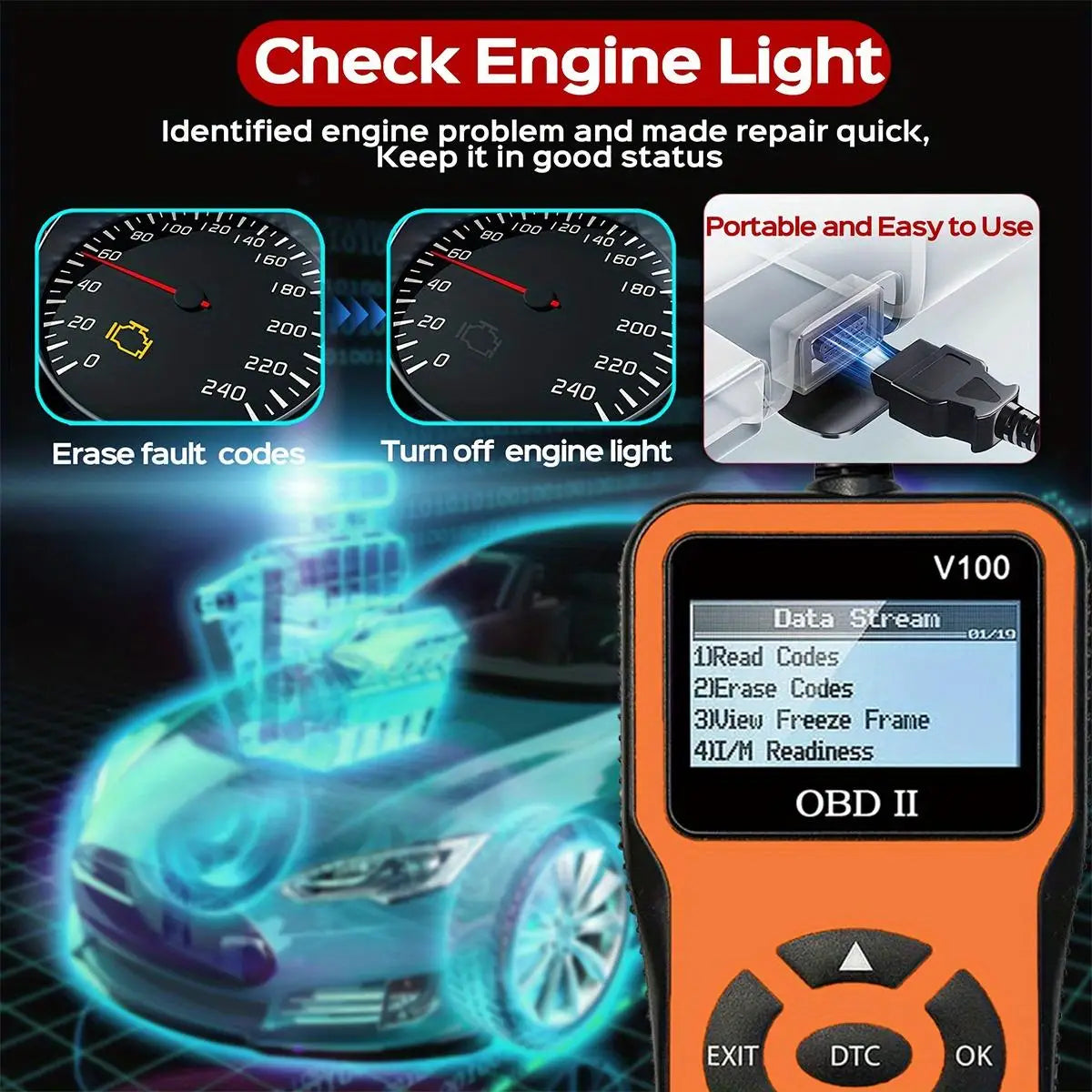 Scanner Diagnostic Tool  Fault Code Eraser Streamer