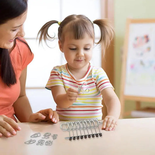 Metal Wire Puzzle Brain Childhood Developmental Activity