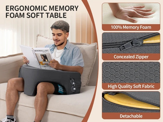 Bed Reading Arm Rest Pillow Gaming  Ergonomic